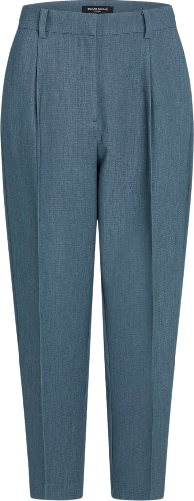 Bruuns Bazaar Cindysusbbdagny Pants Kvinde Indian Teal Bukser Med Smalle Ben Str 40 - Polyester hos Magasin