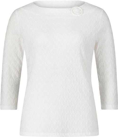 Betty Barclay Betty Barclay Shirt Kvinde Hvid Langærmede T-shirts Str 40 - hos Magasin