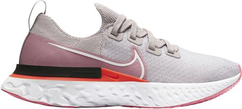 Nike React Infinity Run Flyknit Lobesko Kvinde Pink Løbesko Str 36.5 - Gummi hos Magasin