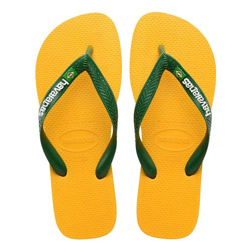 Havaianas Hav Brazil Logo Kvinde Pop Yellow 1740 Klipklapper Str 35/36 - hos Magasin