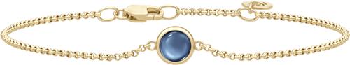 Julie Sandlau Primini Bracelet Gold/sapphire One size - Kædearmbånd Med Vedhæng hos Magasin