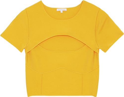 Se Patrizia Pepe Maglia/knit Kvinde Juicy Orange Toppe Slim Fit Str 40 - hos Magasin ved Magasin