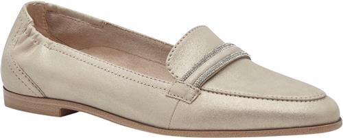 Se Tamaris 124211-42 Kvinde Champagne Loafers Str 42 - hos Magasin ved Magasin