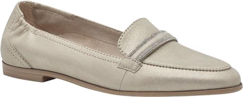 Se Tamaris 124211-42 Kvinde Champagne Loafers Str 36 - hos Magasin ved Magasin