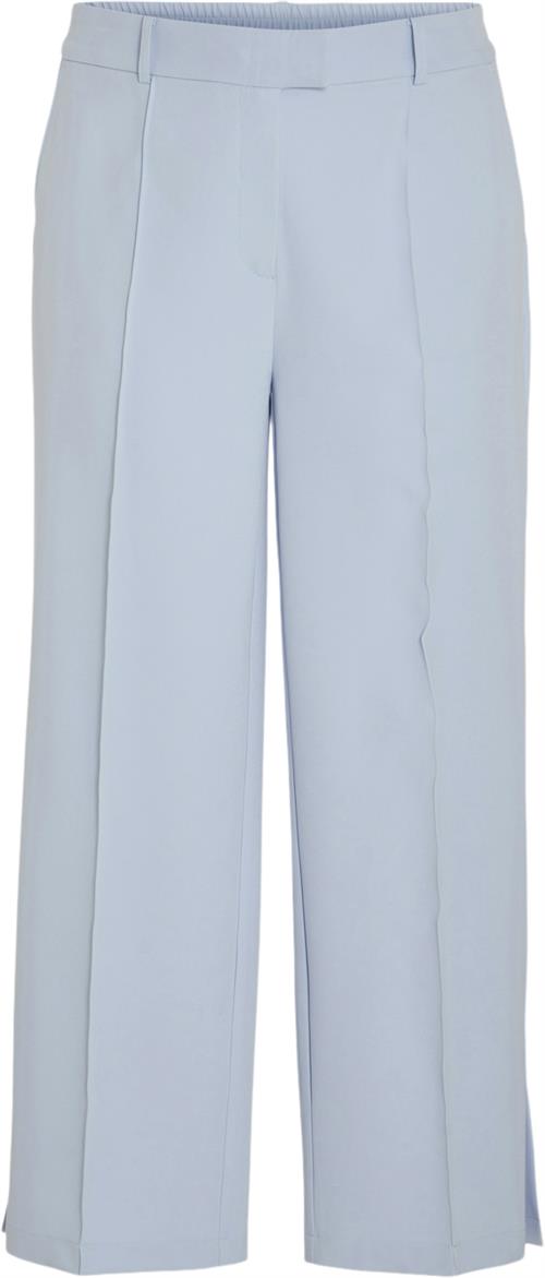 Evoked Vila Vistarry HW Pants/cur Kvinde Kentucky Blue Bukser Med Lige Ben Str 46 - hos Magasin