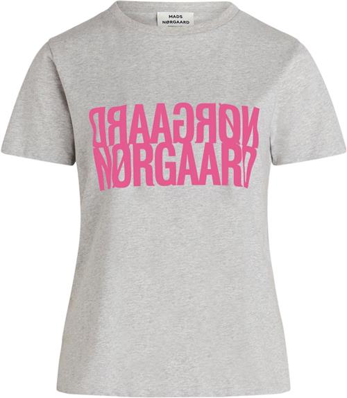 Mads Nørgaard - Copenhagen Single Organic Trenda P Tee Kvinde Grå Kortærmede T-shirts Str XS - Bomuld hos Magasin