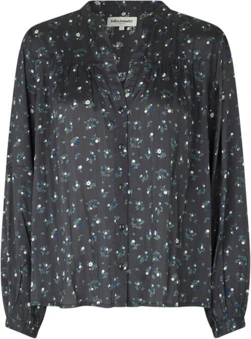 Lollys Laundry Elif Shirt Kvinde Washed Black Langærmede Skjorter Str S - hos Magasin