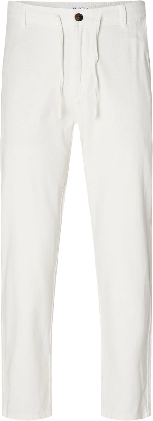 Se Selected Homme Slh172slimtape Brody Linen Pant NO Mand Blå Casual Bukser Slim Fit Str XXL - Bomuld hos Magasin ved Magasin