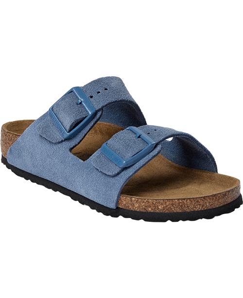 Se Birkenstock Arizona Kids Leve Elemental Blue Blue Sandaler Str 34 - hos Magasin ved Magasin