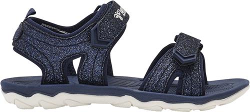 Se Hummel Sandal Sport Glitter JR Blå Sandaler Str 33 - hos Magasin ved Magasin