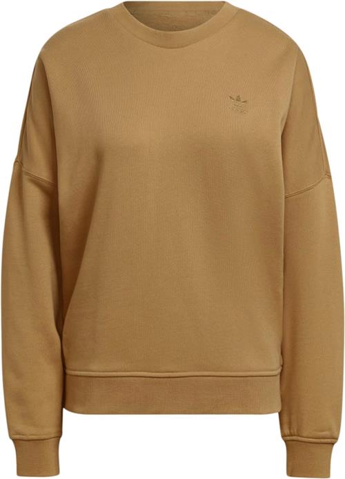 adidas Original Trefoil Sweater Kvinde Beige Sweatshirts Str 40 - Bomuld hos Magasin