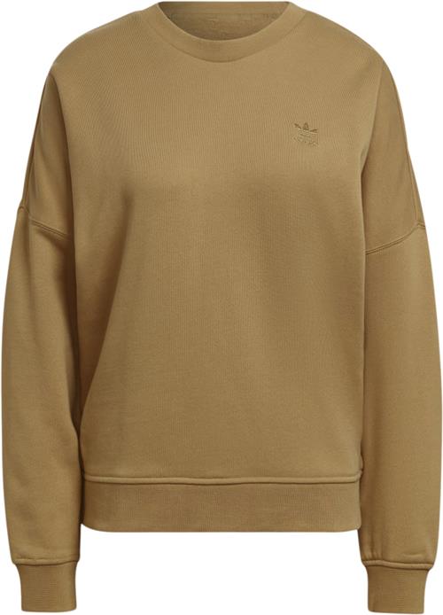 adidas Original Trefoil Sweater Kvinde Beige Sweatshirts Str 34 - Bomuld hos Magasin