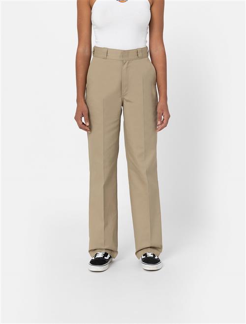 Se Dickies 874 Workpant REC W Khaki Kvinde Khaki Bukser Med Brede Ben Str W30 L30 - hos Magasin ved Magasin