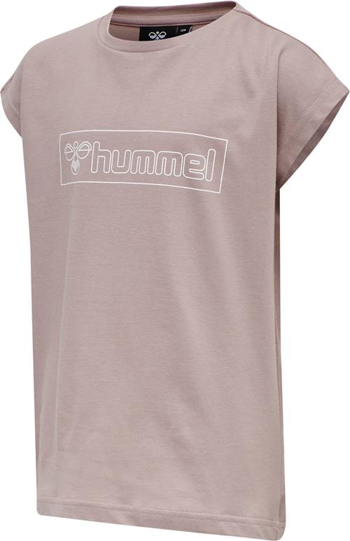 Hummel Hmlboxline Tshirt S/S Str 12 år / 152 cm - Rosa Kortærmede T-shirts hos Magasin