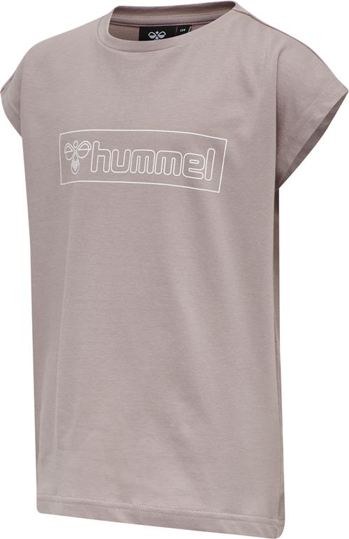 Hummel Hmlboxline Tshirt S/S Str 11 år / 146 cm - Rosa Kortærmede T-shirts hos Magasin