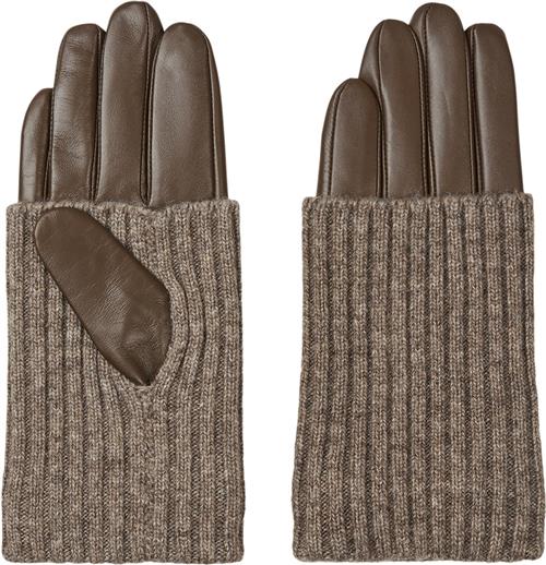 DAY ET Day Leather Knit Glove L/XL - Handsker Læder hos Magasin