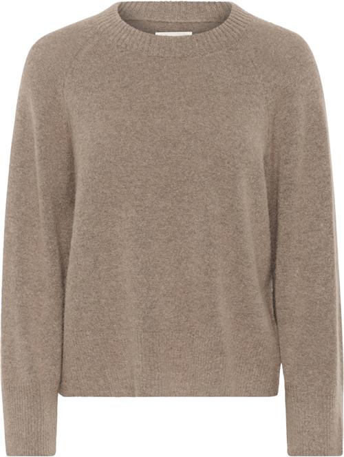 Se Part Two Lannapw PU Kvinde Walnut Sweaters Regular Fit Str XS - hos Magasin ved Magasin