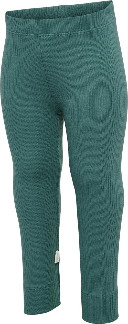 Hummel Hmlrene Tights Str 3 år / 98 cm - Sea Pine Leggings hos Magasin