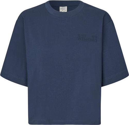 Se Baum und Pferdgarten Jian Kvinde Baritone Blue Kortærmede T-shirts Str XS - hos Magasin ved Magasin