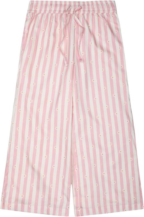 The New Tnjin Wide Pants Str 110-116 cm/5-6 år - Pink Nectar Bukser hos Magasin