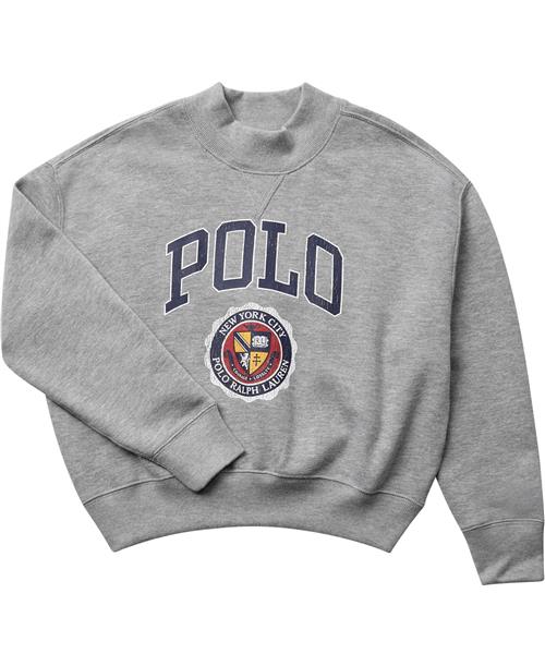 Polo Ralph Lauren LW Magic Fleecegrphcmknkpo-kn-sws Str L - Grå Cardigans hos Magasin