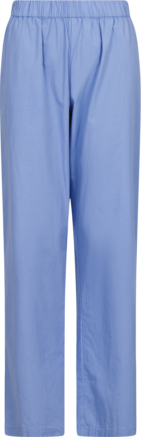 Neo Noir Astra C Poplin Pants Kvinde Light Blue Bukser Med Brede Ben Str 42 - hos Magasin