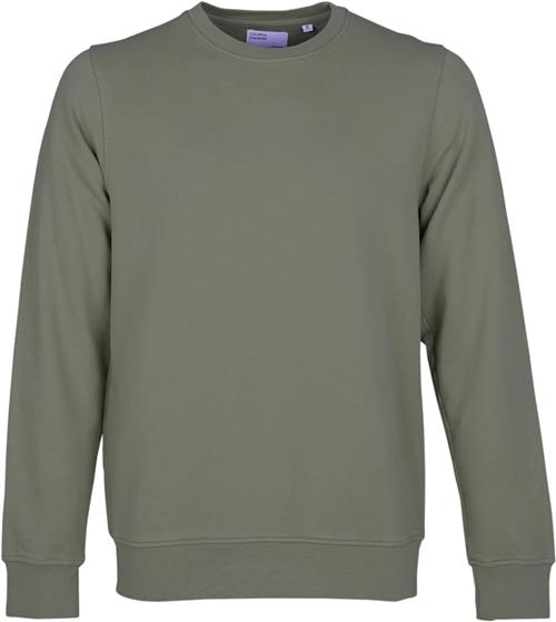 Colorful Standard Classic Organic Crew Mand Dusty Olive Sweatshirts Str XL - Bomuld hos Magasin