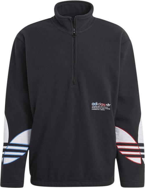 adidas Tricol HZ PO Mand Sort Sweatshirts Str L - Polyester hos Magasin