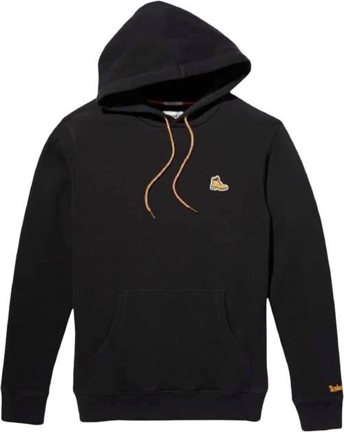 Se TIMBERLAND Boots Logo Hoodie Mand Black Hoodies Str L - Bomuld hos Magasin ved Magasin