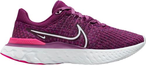 Se Nike React Infinity Run Flyknit 3 Løbesko Kvinde Lilla Løbesko Str 38.5 - hos Magasin ved Magasin