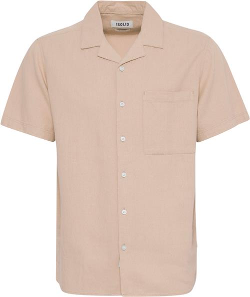 !Solid Sdallan Cuba Shirt Mand Rugby Tan Kortærmede Skjorter Str L - hos Magasin