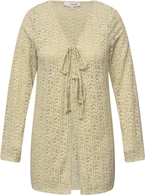 A-VIEW Mona new Cardigan Kvinde Sand Cardigans Str 42 - hos Magasin