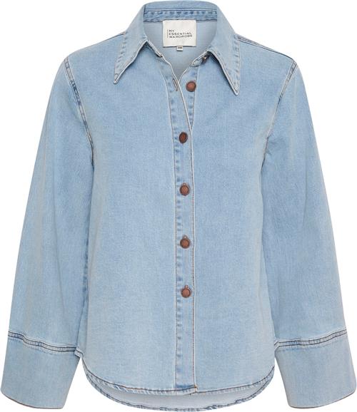 My Essential Wardrobe Laramw 115 Sofia Shirt Kvinde Light Blue Wash Denimskjorter Str 38 - hos Magasin