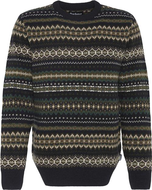 Barbour Barbour Case Crew Fair Mand Bk52 Sweaters Str M - Uld hos Magasin