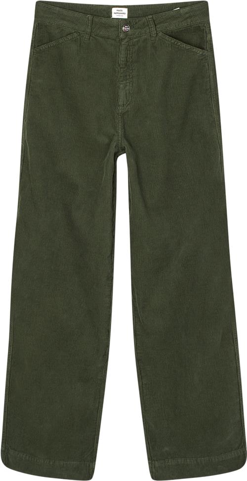 Mads Nørgaard - Copenhagen Mini Cord Cargo Pants Kvinde Grøn Cargo Bukser Str 36 - hos Magasin