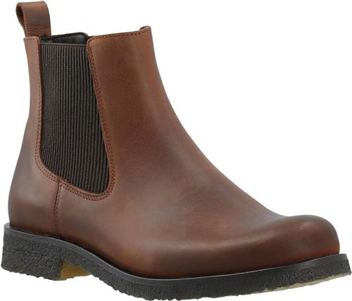 Cashott Casfreja Chelsea Boot Pull Up Leather Kvinde Cognac Chelsea Boots Str 41 - hos Magasin