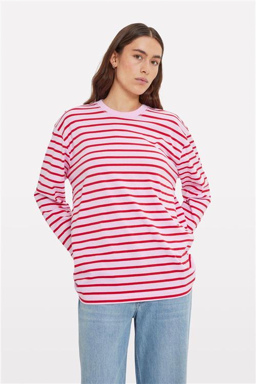 Envii Enkulla LS Stripe 5310 Kvinde Pirouette/salsa Toppe Str L - hos Magasin