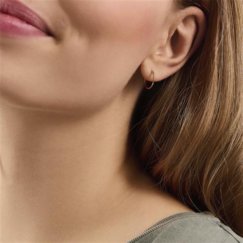 Pernille Corydon Jewellery Tiny Plain Hoops 13mm 13mm - Creoler hos Magasin