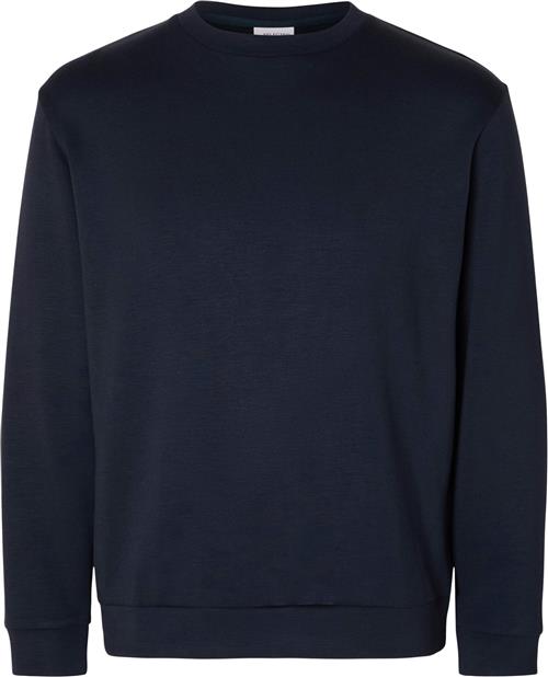 Selected Homme Slhemanuel Soft Crew Neck Sweat NOO Mand Sky Captain Sweatshirts Str L - hos Magasin