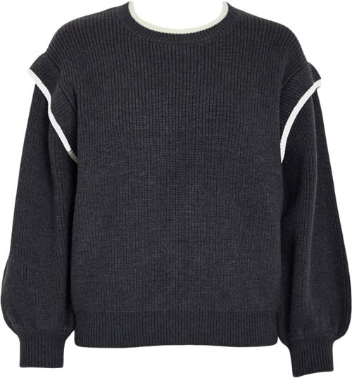 Se Minus Jayla Knit Pullover Kvinde Nine Iron Gray Sweaters Str S - hos Magasin ved Magasin