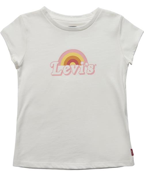 Levi's Lvgssrainbowgraphictee Str 12M - White Kortærmede T-shirts hos Magasin