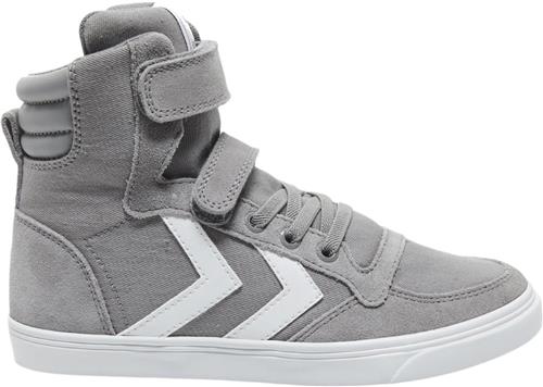 Se Hummel Slimmer Stadil High JR Grå Sneakers Str 32 - hos Magasin ved Magasin