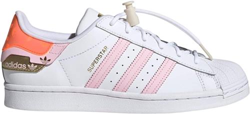 Se adidas Superstar Kvinde Ftwwht/clpink/solred Sneakers Str 5 - Læder hos Magasin ved Magasin