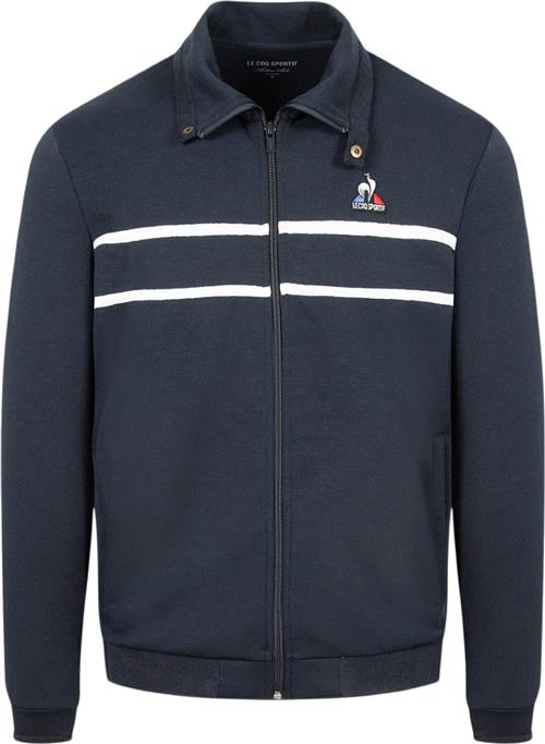 Se Le Coq Sportif Tennis Fullzip Sweatshirt Mand Ingen Fleece Str L - Bomuld hos Magasin ved Magasin