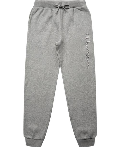 Champion Rib Cuff Pants Str S/128/ 7-8 år - New Oxford Grey Melange Top Dyed Bukser hos Magasin