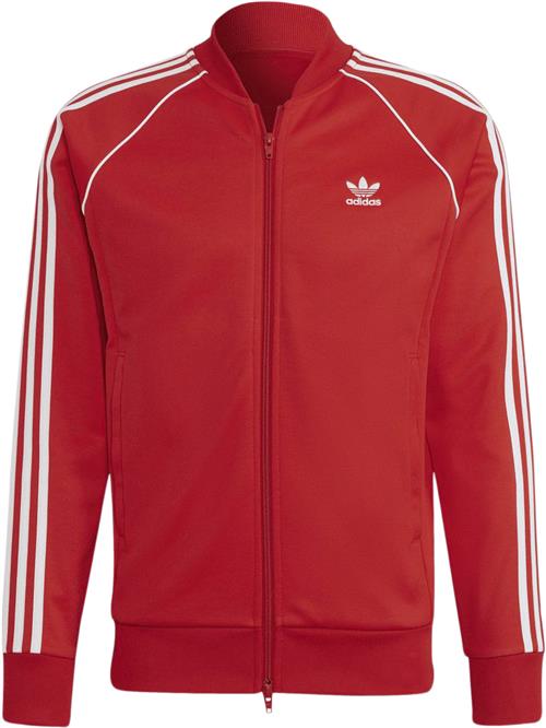 adidas Adicolor Primeblue sst Track Jacket Mand Red/white Sweatshirts Str XL - Bomuld hos Magasin