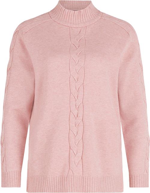 Se Betty Barclay Strickpullover Ku Kvinde Pale Mauve Melange Sweaters Str 40 - hos Magasin ved Magasin