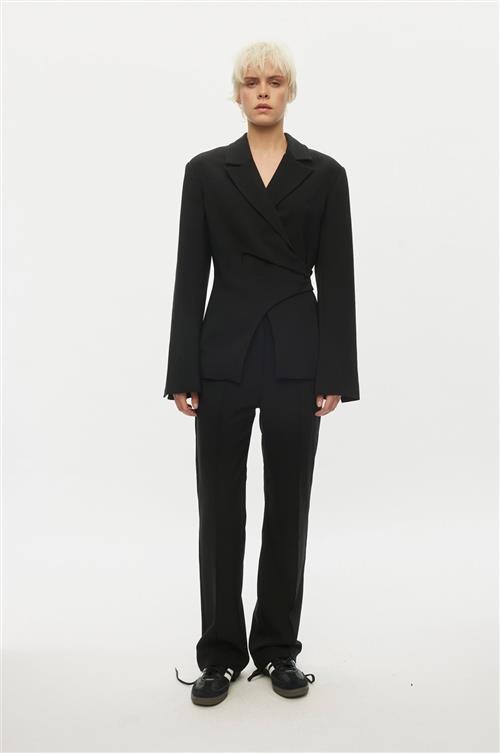 Oval Square Delight Blazer Kvinde Black Blazere Str M - hos Magasin