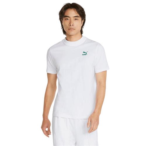 Se Puma Tennis Club Graphic tee Mand Puma White Kortærmede T-shirts Str S - Bomuld hos Magasin ved Magasin