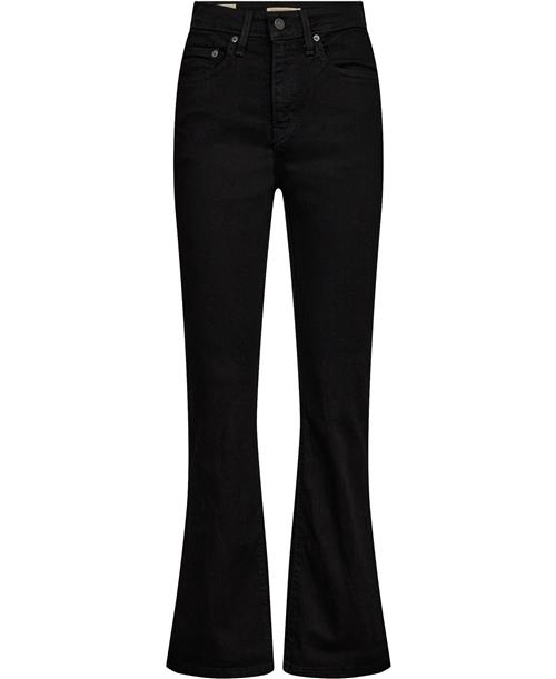 Se Levi's 725 High Rise Bootcut Midnight Kvinde Blacks Flared Jeans Str W28 / L32 - hos Magasin ved Magasin